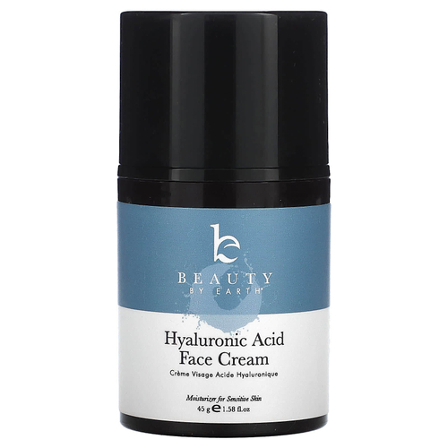 Beauty By Earth, крем для лица с гиалуроновой кислотой, 45 г (1,58 жидк. унции)