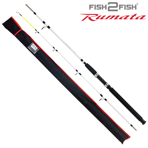 Спиннинг штекерный стекло 2 колена Fish 2 Fish Rumata (80-150) 1,95 м