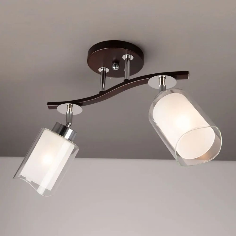 Citilux Фортуна CL156122 Люстра с поворотными плафонами Венге Хром