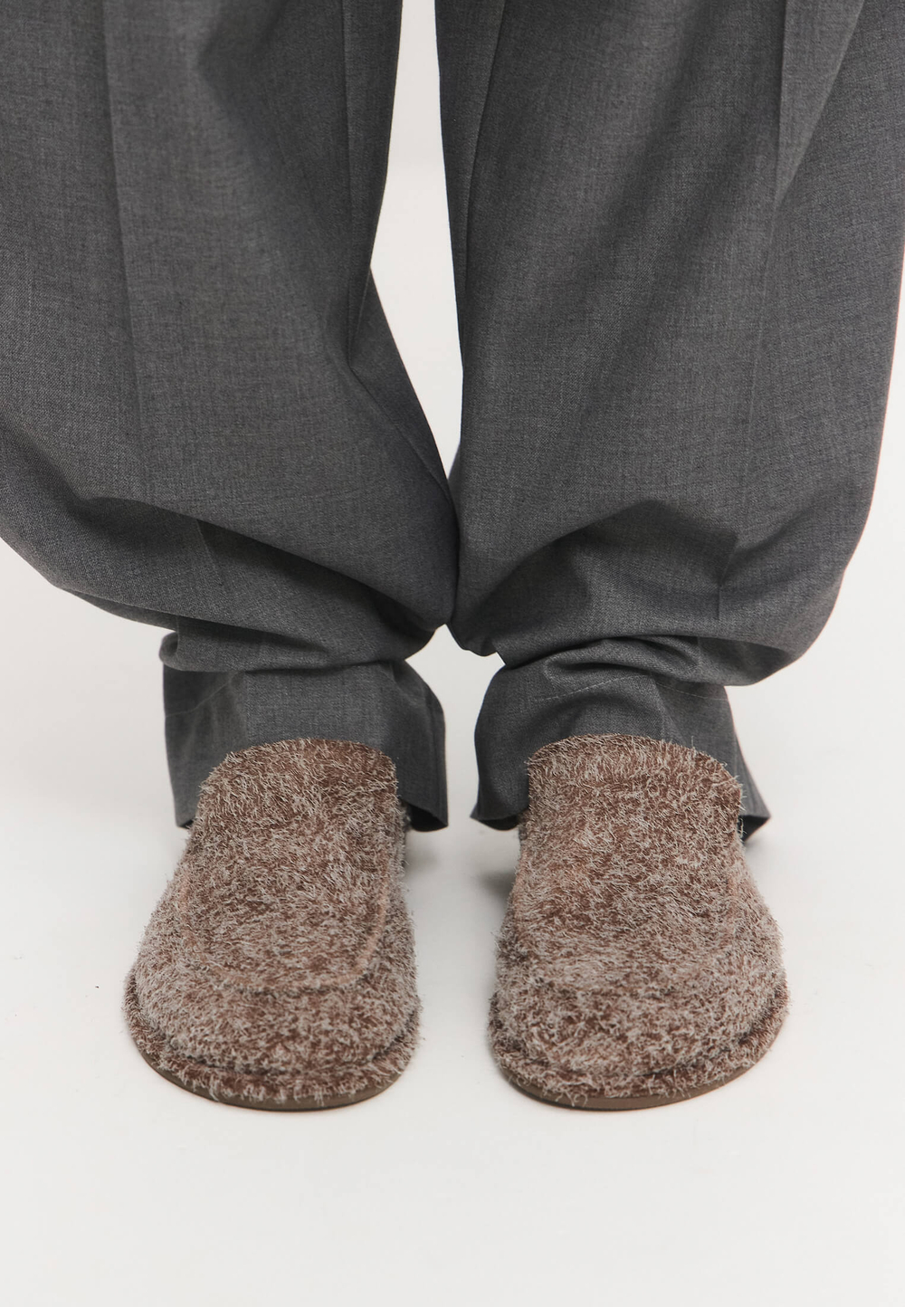 Лоферы // Ivana // Tobacco // Fluffy