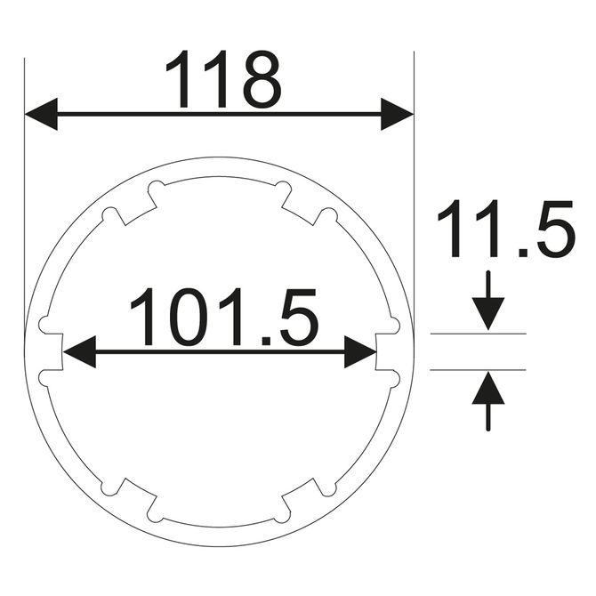 JTC (JTC-5260) Головка ступичная (Mercedes, Man)