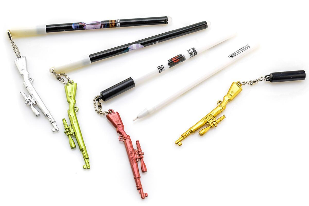 Ручка гелевая, синяя, 0, 38мм, подвеска в ассортиенте, 4цвета микс