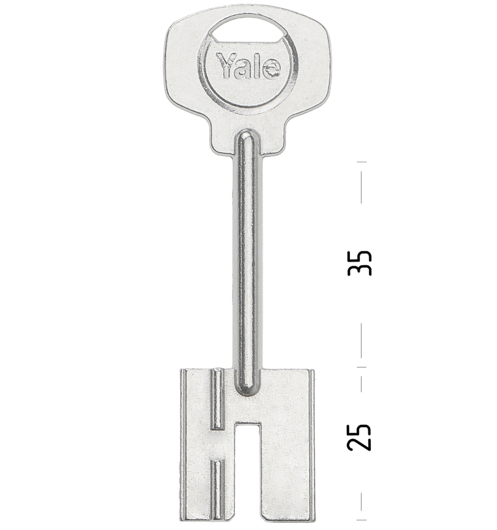 Заготовка сувальдного ключа 10688 YLE2D