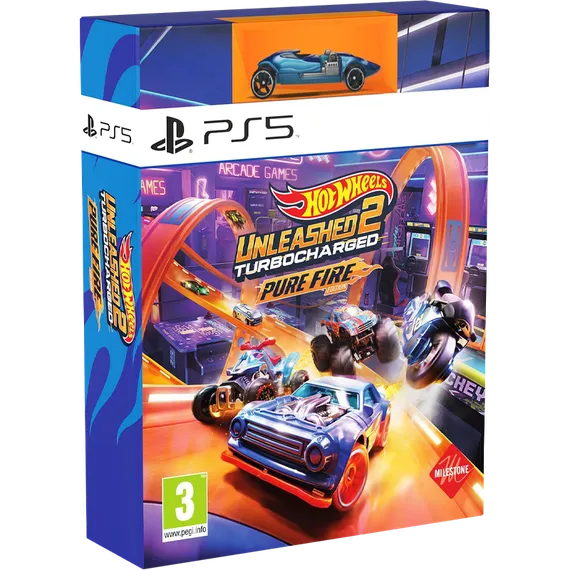 PS5 Hot Wheels Unleashed 2 Turbocharged Pure Fire Edition (Новый, Английская версия, PPSA-09285)