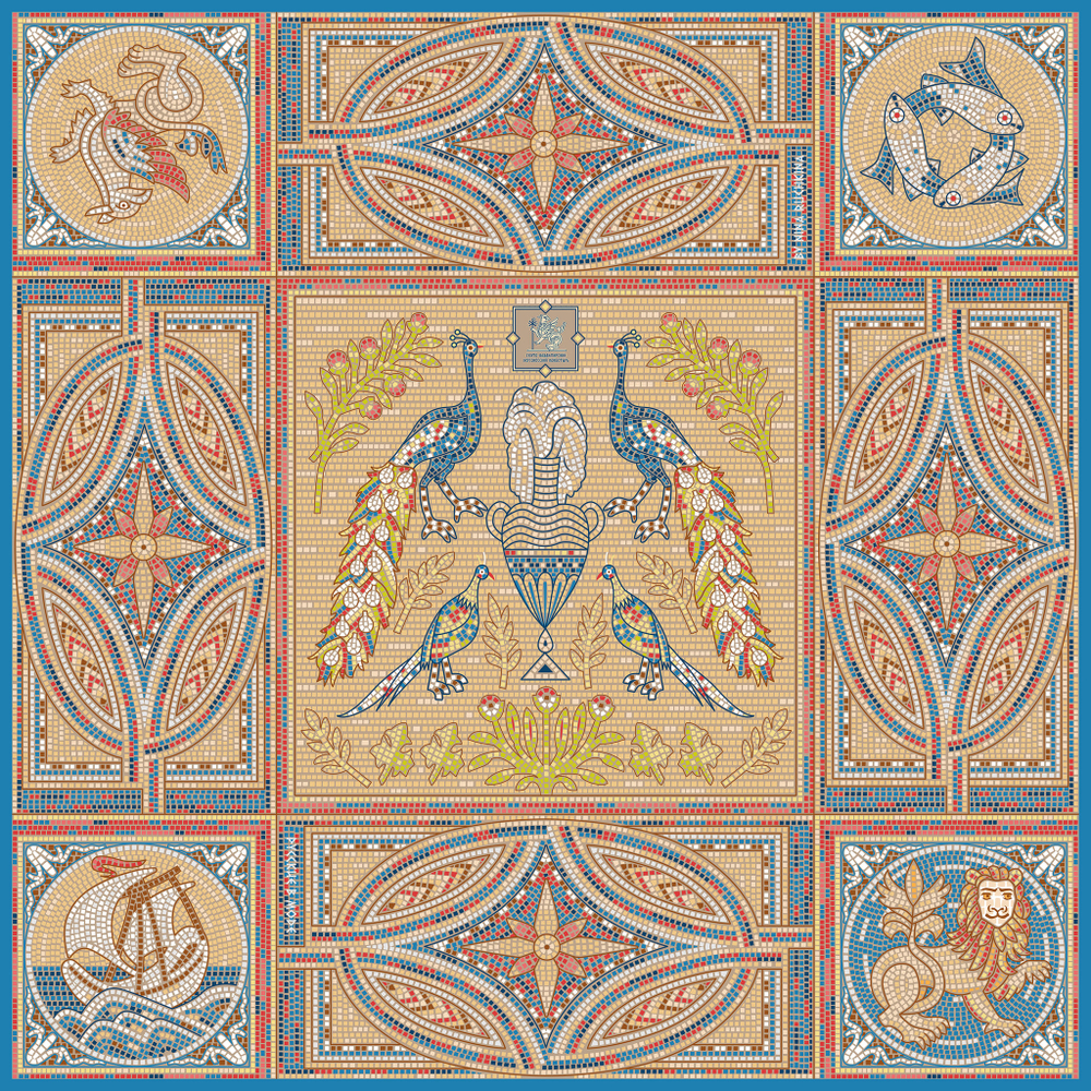 Платок «Мозаика Херсонеса»