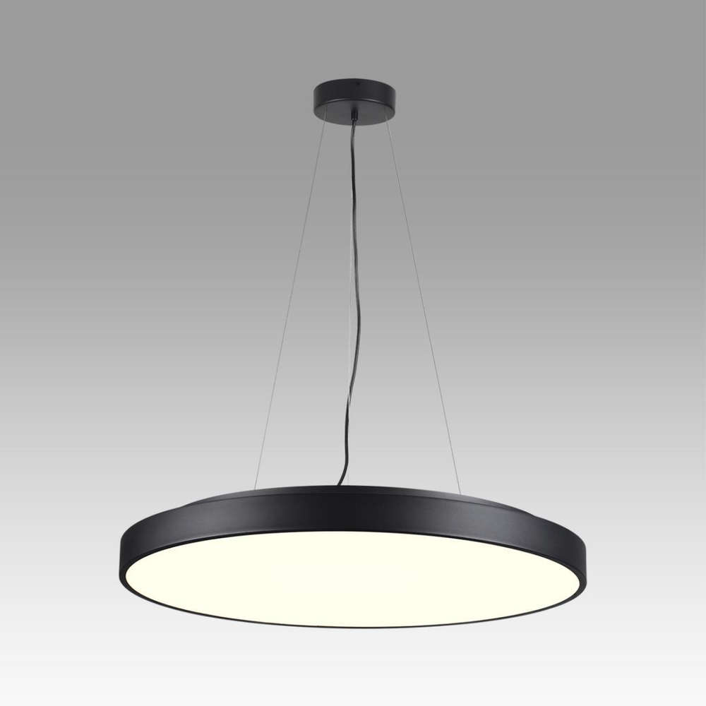 7758/92L MITRA LED SN 098 Светильник металл/акрил/черный LED 80Вт+12Вт(подсветка) 4000K D800 IP20 QUASAR