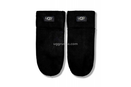 UGG Варежки Замшевые Мужские Черные