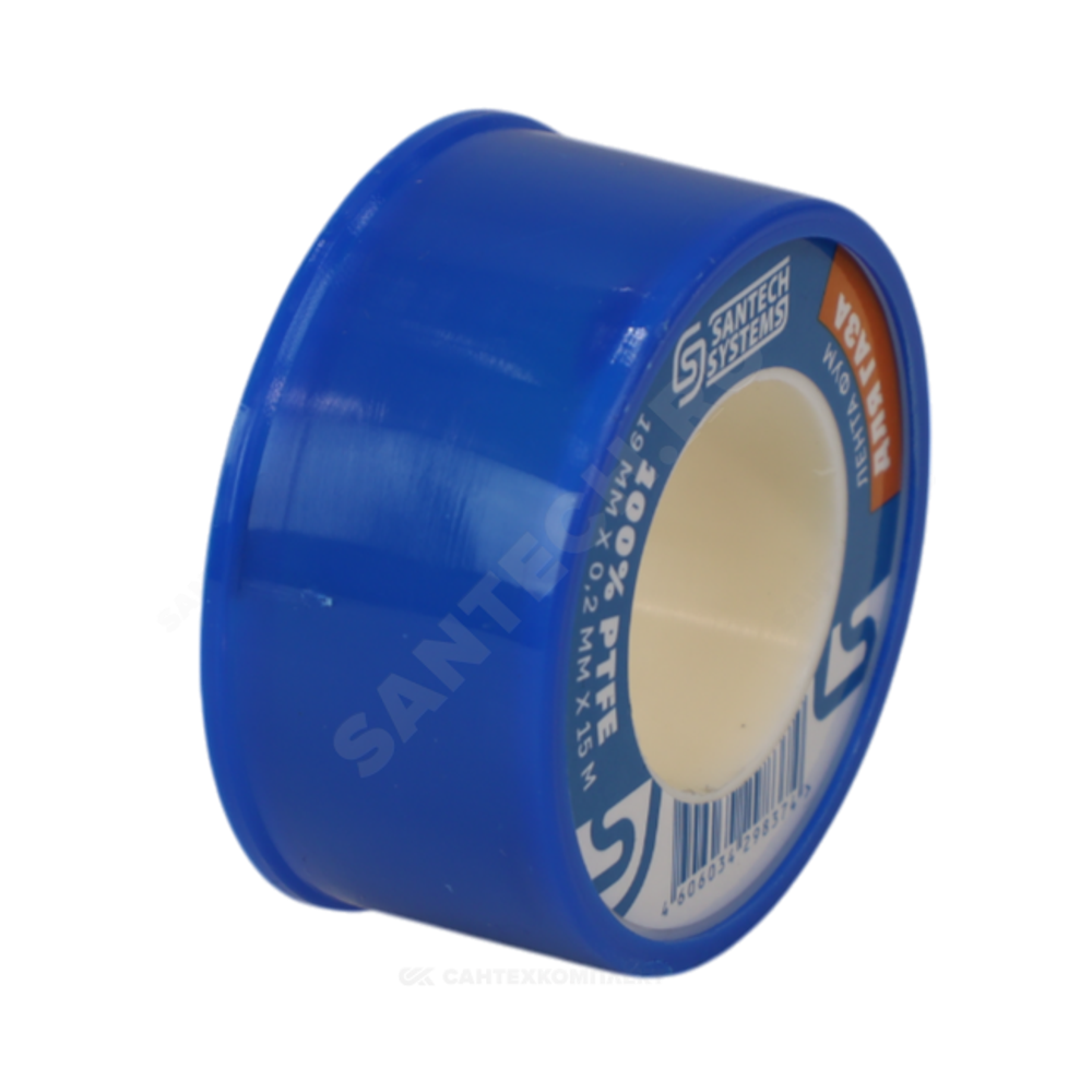 Лента ФУМ PTFE 19ммх0,2ммх15м катушка среда: газ SantechSystems