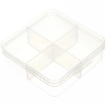 Таблетница - органайзер 4 ячейки «VOSTOKDOM», микс три цвета, 6.5*6.5*2.5см