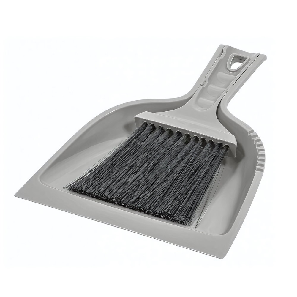 Комплект щетка-сметка "Etna" с совком, 225мм (серый)