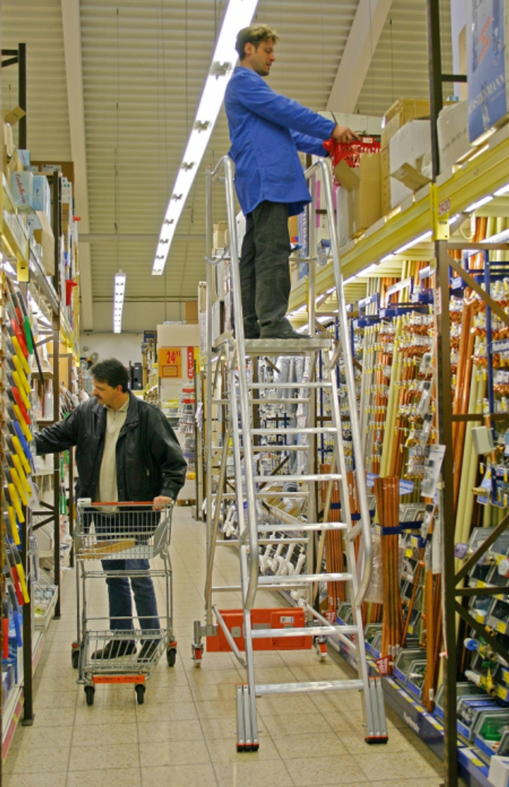 Лестница с платформой "Vario компакт" (833372)