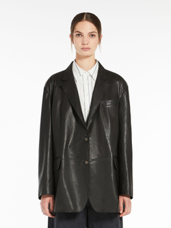 Пиджак кожаный женский WEEKEND MAX MARA MARAT