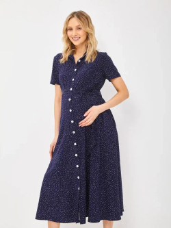 Платье-рубашка "Ассоль" для беременных и кормящих мам