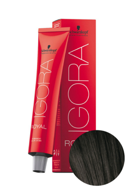Краска для волос Igora Royal 6-12 Темный русый сандрэ пепельный Schwarzkopf Professional, 60 мл