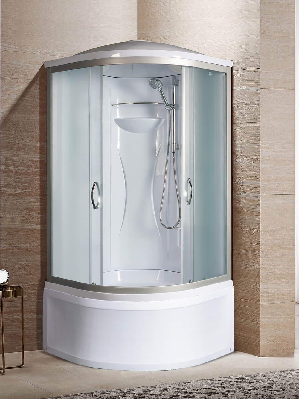 Душевая кабина RIVER REIN 90/44 МТ 90x90x210 10000000199 Универсальная Четверть круга