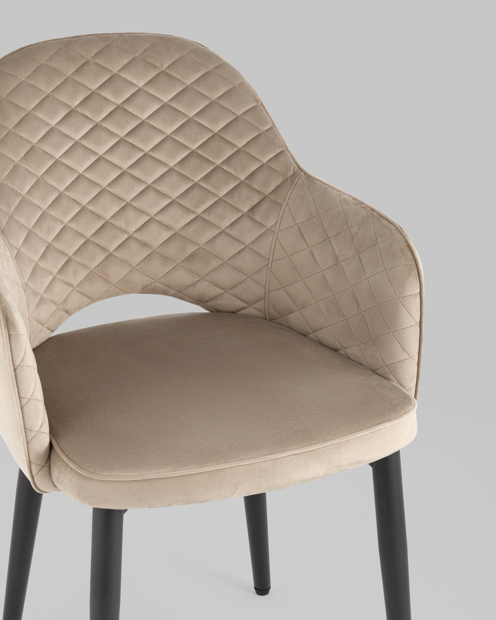 Стул Венера диамант велюр шампань