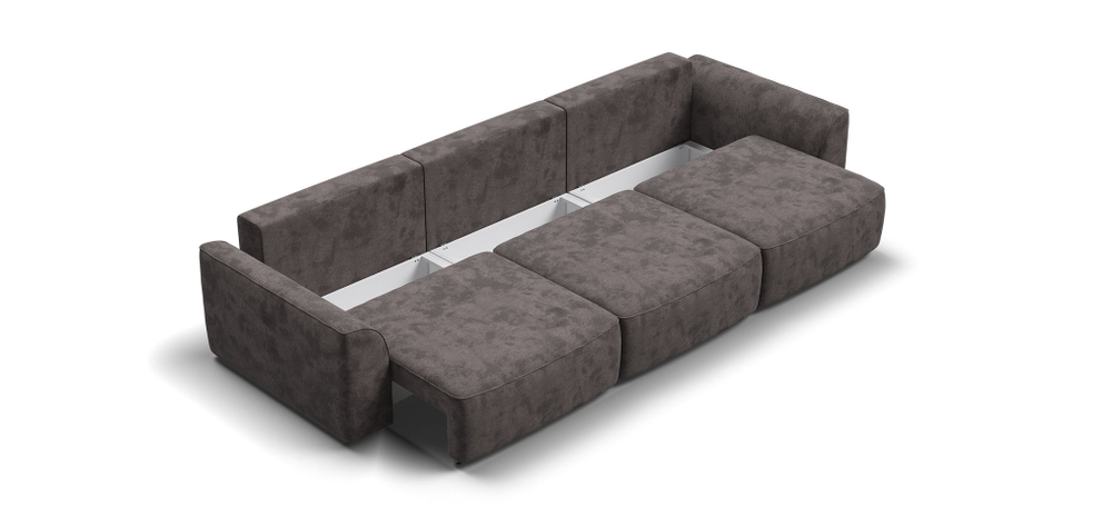 Диван KING MODOOL MAX Велюр Alkantara серый