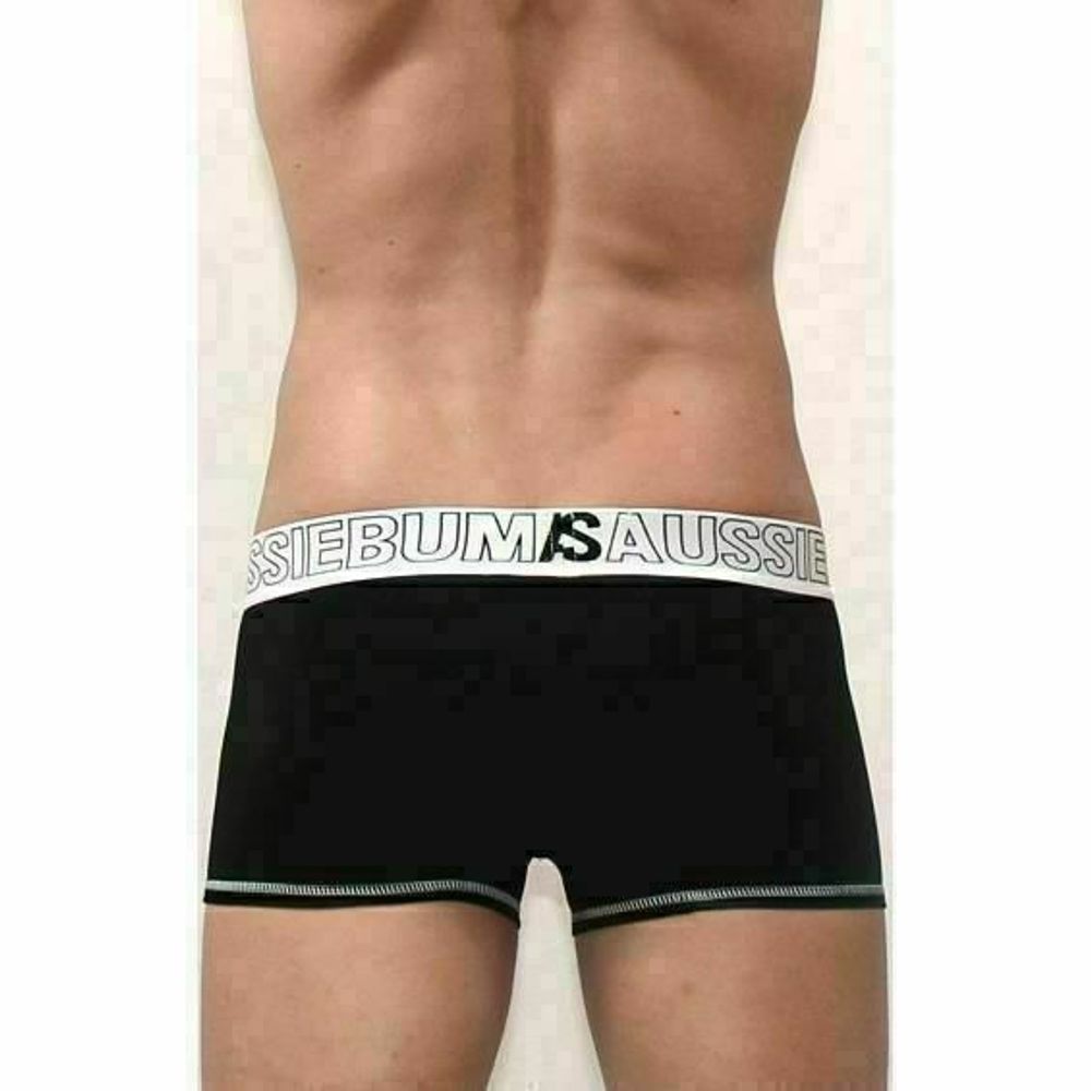 Мужские трусы боксеры Aussiebum черные AB00305