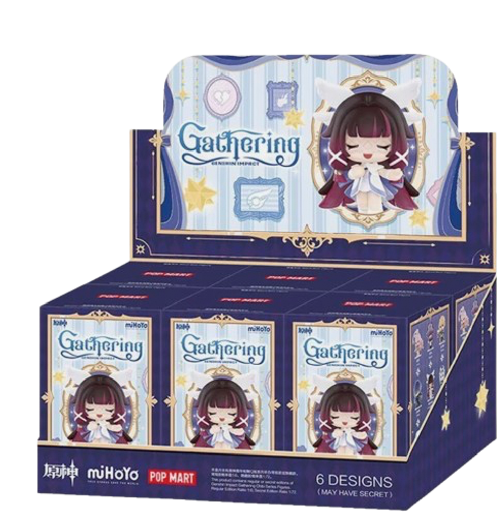 Рандомная фигурка Blind Box Pop Mart Genshin Impact Carnival Gathering Q Version Series