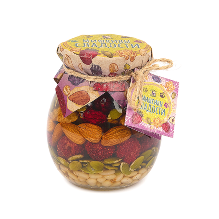 Купить Смесь орехов и ягод в меду "Мишкины сладости"