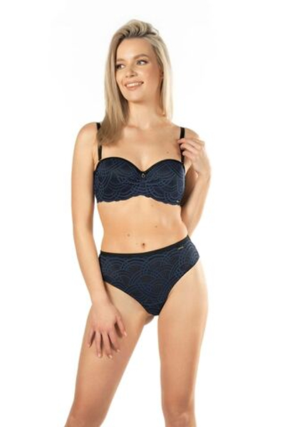 Трусики-стринги Debora (Размер: XL) (Цвет: темно-синий)