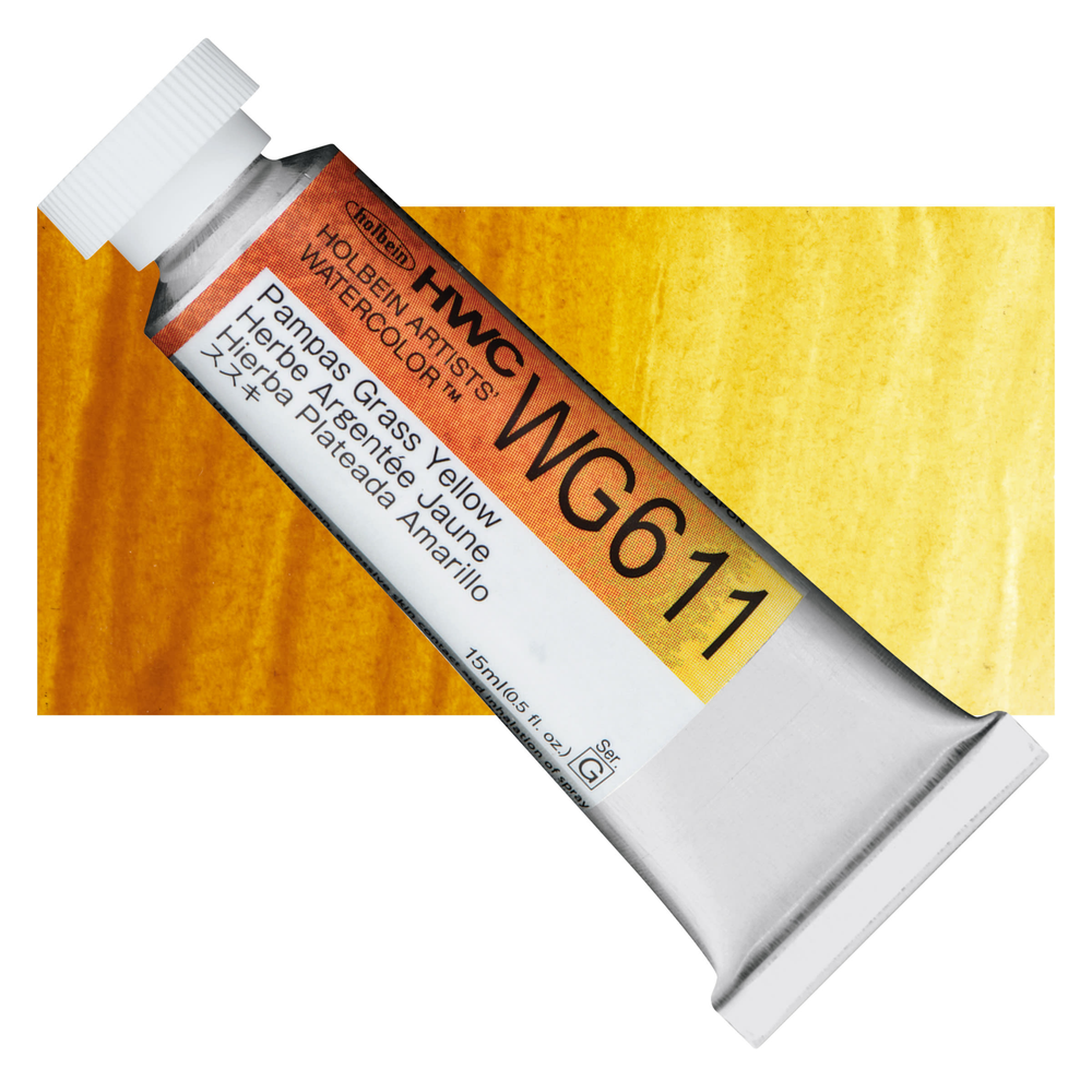 Акварель Holbein 15 мл. WG611 Pampas Grass Yellow