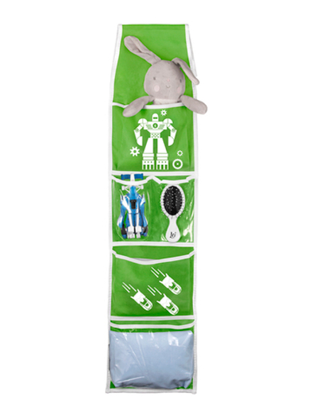 Кармашки в садик 85х20 Робот (зеленый)