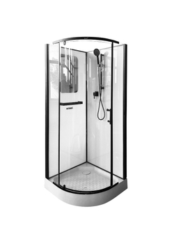 Душевая кабина Ceruttispa (ЧеруттиСпа) KORRA90B, с низким поддоном, 90x90x205