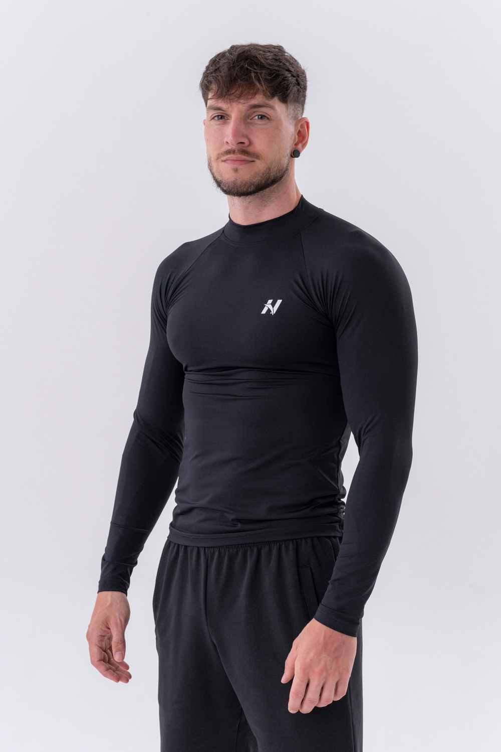 Лонгслив FUNCTIONAL T-SHIRT WITH LONG SLEEVES "ACTIVE" 328 Черный
