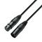 Adam Hall K3 DMF 2000 - кабель DMX AES/EBU, XLR (F) - XLR (M), 0,22 мм2, 20 м, черный