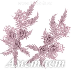 Лейсы кружевные, Аметист (модель LH008)
