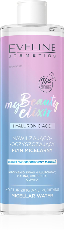 Eveline Cosmetics My Beauty Elixir Hydra Raspberry - увлажняющая мицеллярная вода для нормальной и сухой кожи /   400  ml  / GTIN 5903416050018
