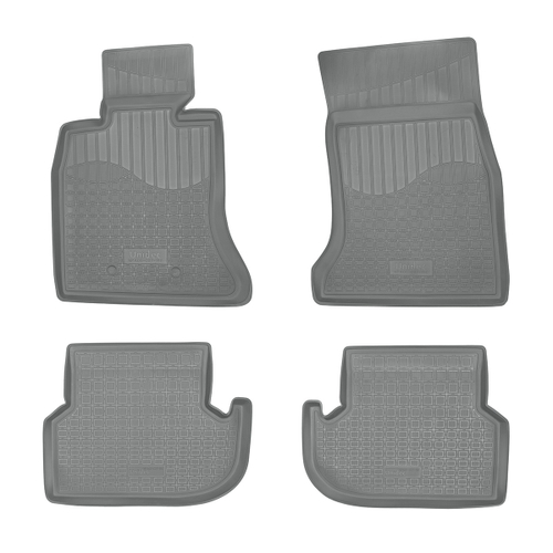 Ковры в салон Norplast/Unidec для BMW 5 в кузове F10 (2013-), Серый, арт.NPA00-C07-150-G