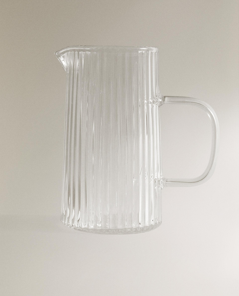 Zara Home кувшин из боросиликатного стекла, цвет прозрачный, 9.2 см