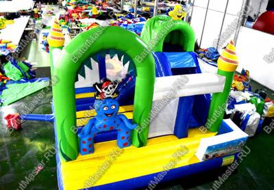 Коммерческий надувной батут "Осьминог"