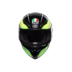 AGV K-1 QUALIFY Multi PLK Black/lime