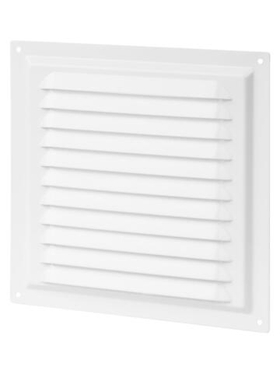 Решетка металл. 200х200, белая, с покрытием полимерной эмалью, TDM SQ1807-0703