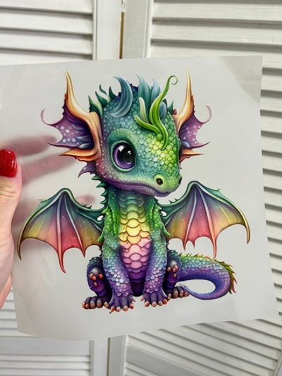 Термотрансфер дракон А4