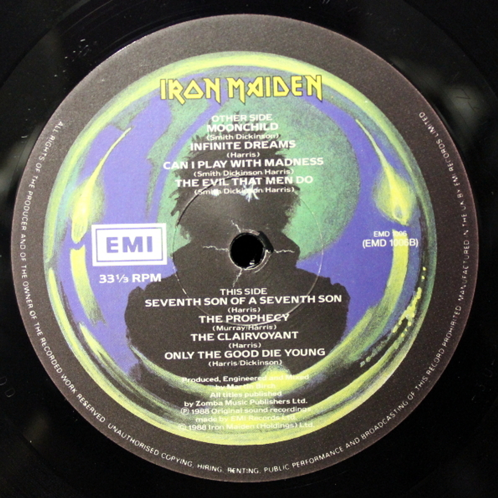 Iron Maiden / Seventh Son Of A Seventh Son (LP)