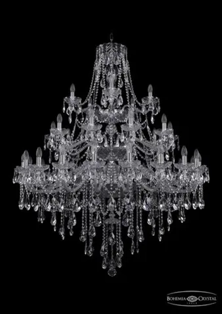 Подвесная люстра Bohemia Ivele 1415/20+10+5/460/3d/Ni