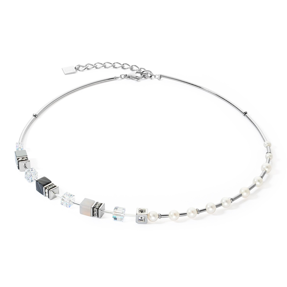 Колье Coeur de Lion Grey-Silver 1122/10-1217