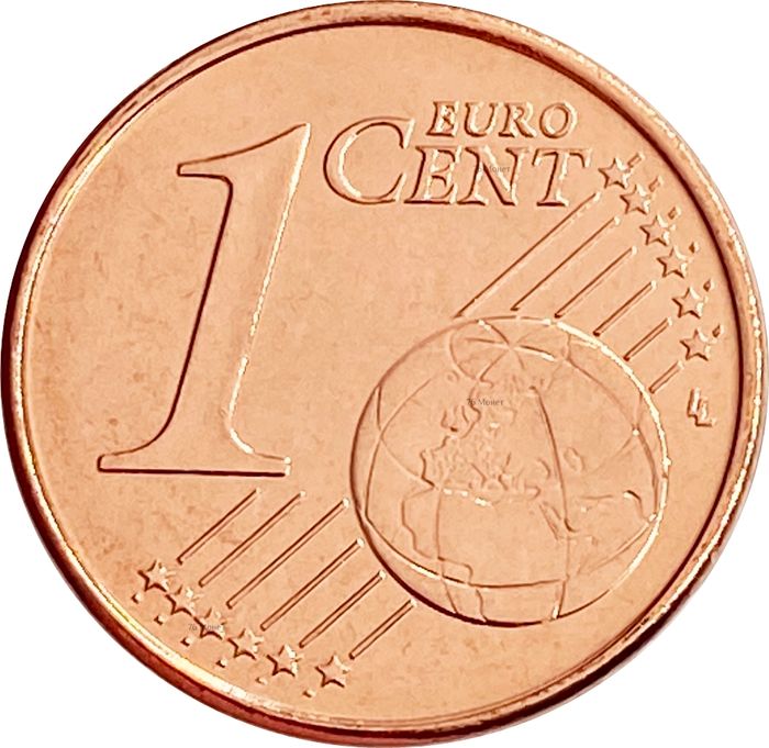 1 евроцент 2017 Греция (1 euro cent)