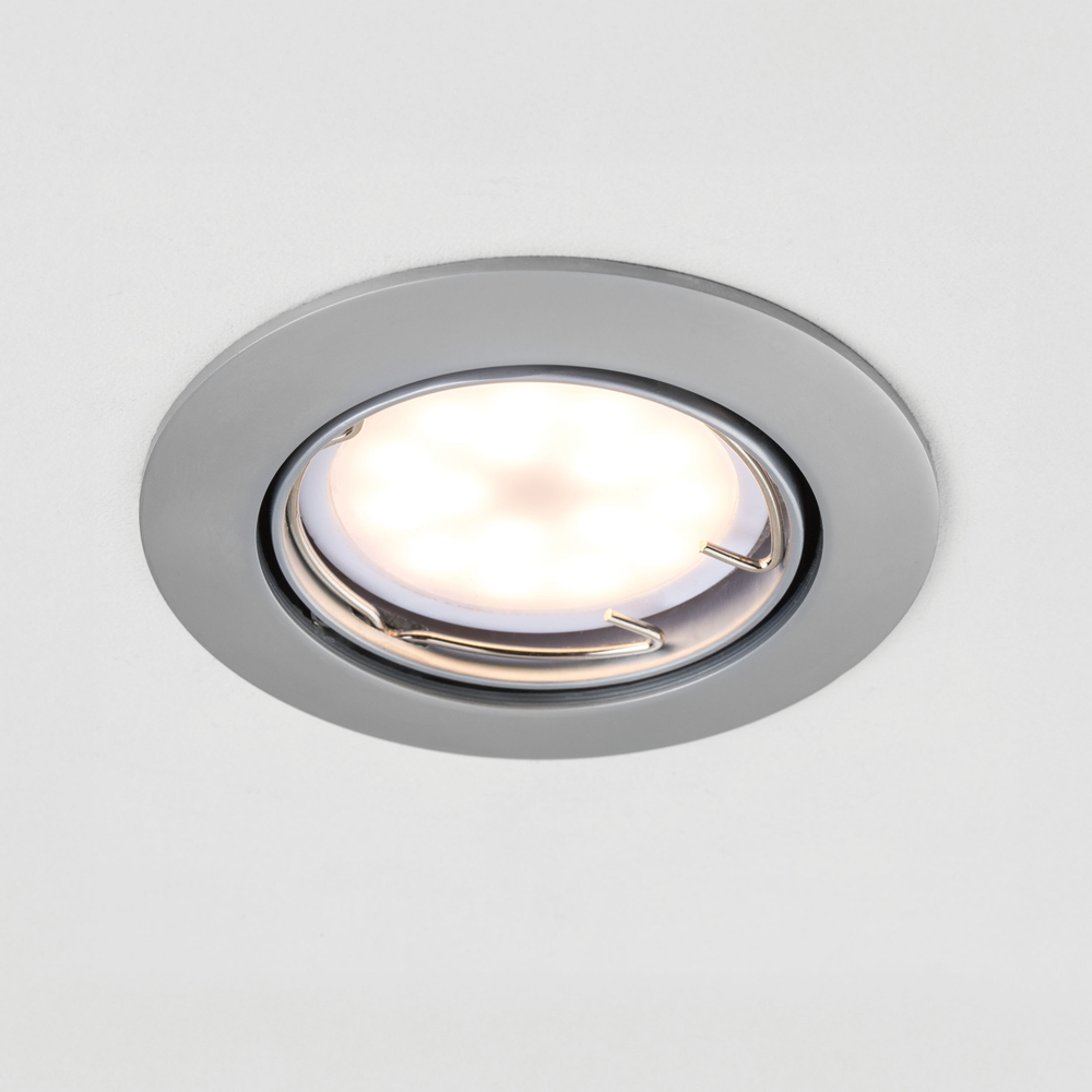 011029 Светильник LEGA HI ADJ MR16/HP16 ХРОМ МАТОВЫЙ