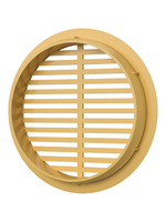 Решетка вентиляционная ДП фланец D45 переточная D50 пластик Beige 4 шт ERA