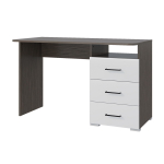 Ненси Стол 1200 - 3 ящ. (венге - белый), (дуб золотой - белый), (ясень шимо - белый)