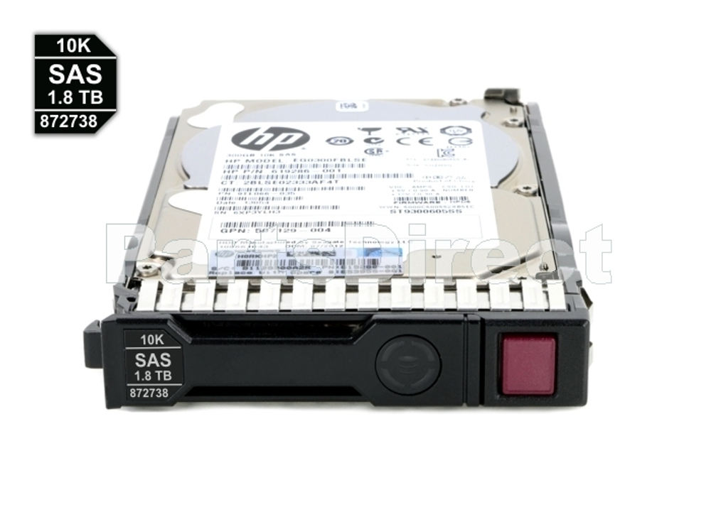 Жесткий диск HPE 876939-001 HP G8-G10 1.8-TB 12G 10K 2.5 SAS