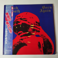 Винтажная виниловая пластинка LP Black Sabbath Born Again (Japan 1983) (Obi) Zero The Hero