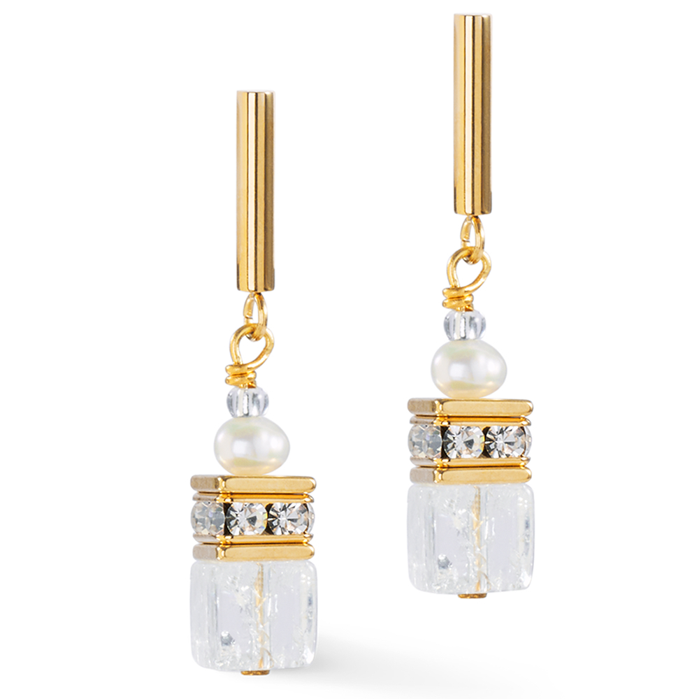 Серьги Coeur de Lion White-Gold 1122/21-1416