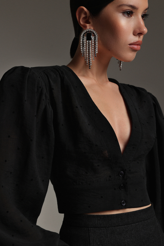 Блуза на пуговицах