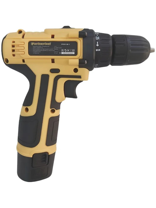 Дрель-шуруповерт, 12 В, 28 Нм, 2 АКБ